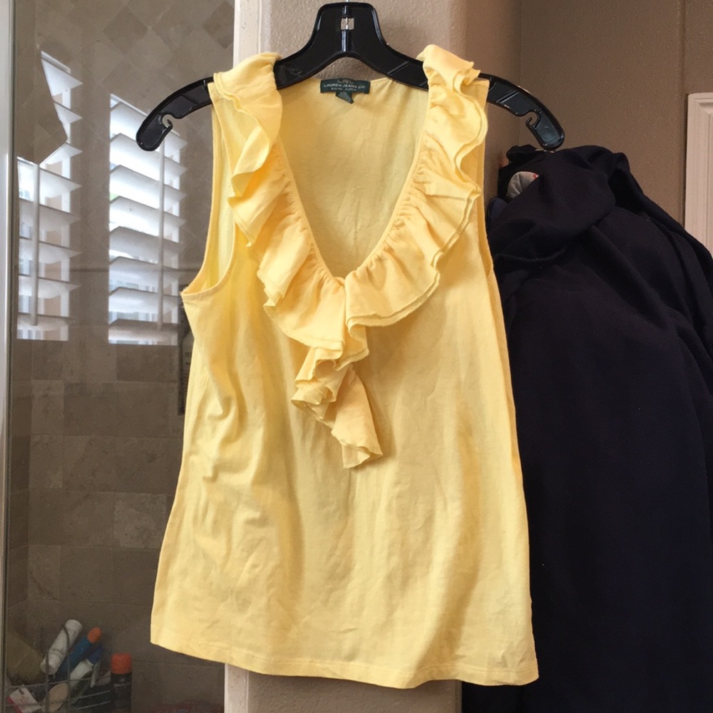 Yellow Ralph Lauren Top size XS
